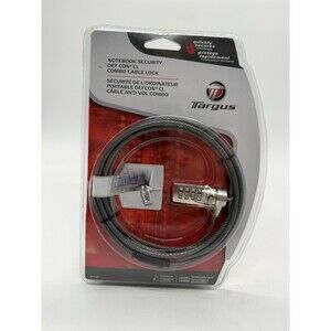 Targus Defcon CL Combo Cable Lock Notebook Security T-Lock PA410C